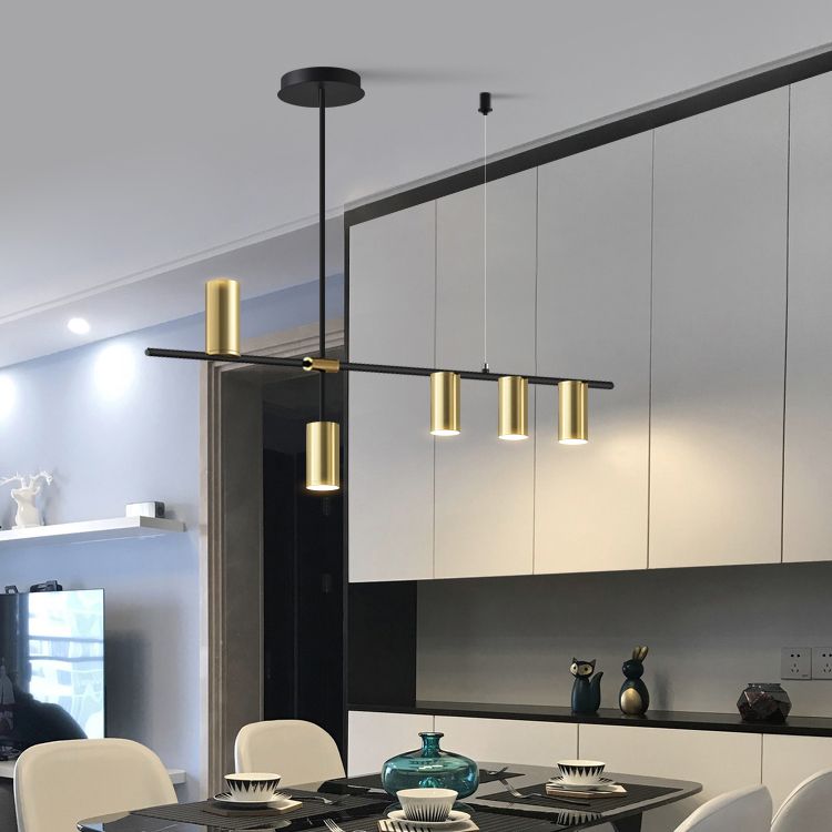 Contemporaryisland Lamps Cylinder Island Lights Metal for Kitchen Island