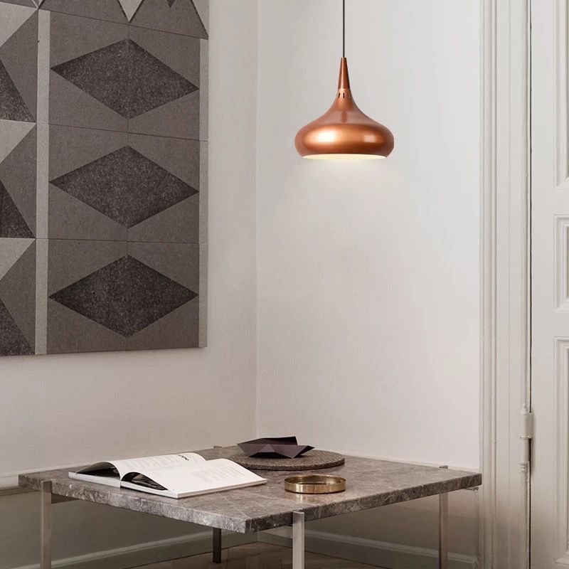 Geometric Shaped Modern Style Pendant Light Metal 1 Light Suspension Pendant