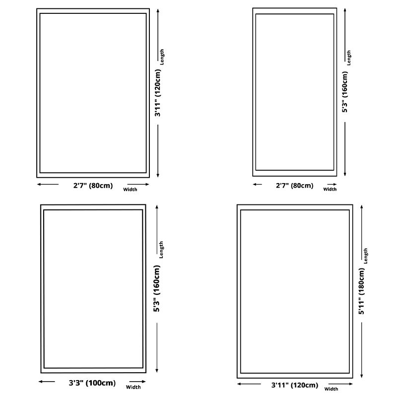 Chique modern tapijtstreeppatroon Polyester gebied Tapijt niet-slip achterste tapijt voor woningdecoratie