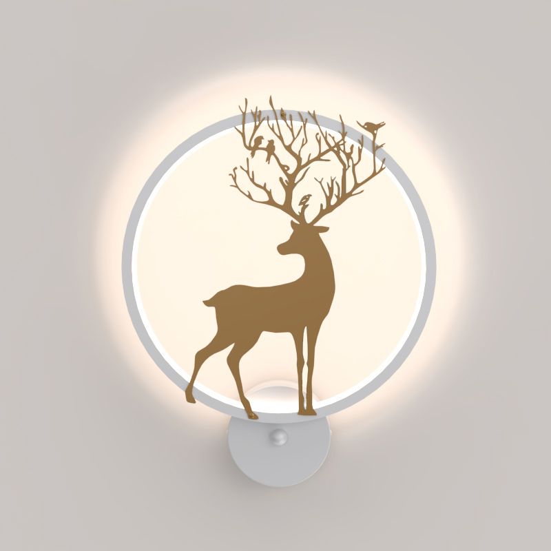 Modernist Wall Sconce LED Minimalism Deer Wall Mounted Light for Dining Room