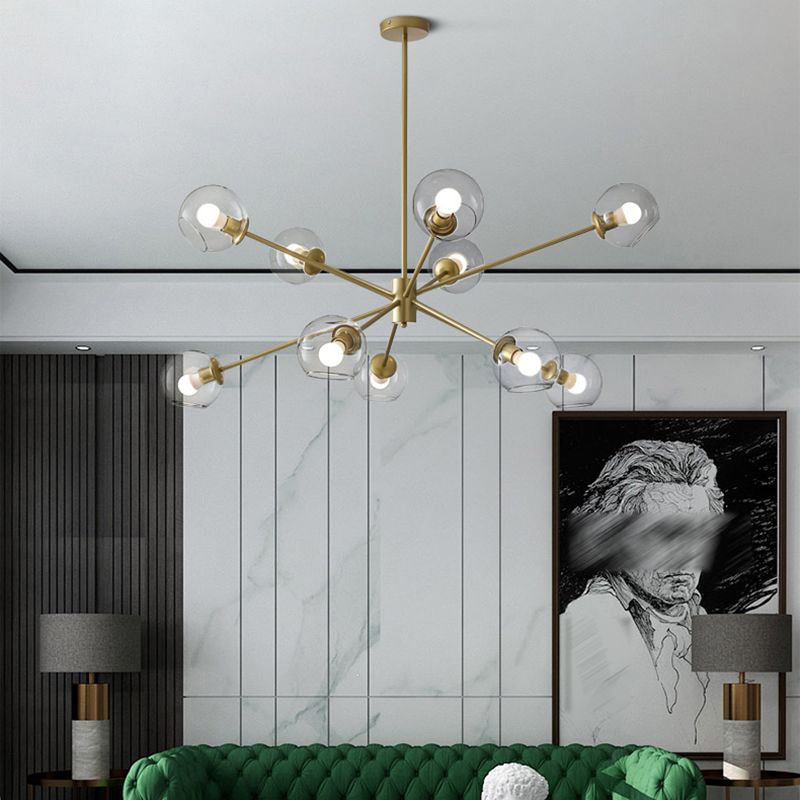 6/8/10 Lichten Kroonluchter Lamp Goud Simplicity Suspension Hanglamp