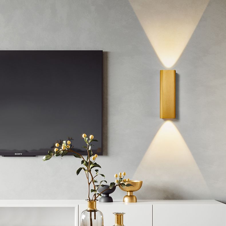 Lámpara de pared de aluminio de aluminio al aire libre moderno minimalismo para el pasillo para el pasillo