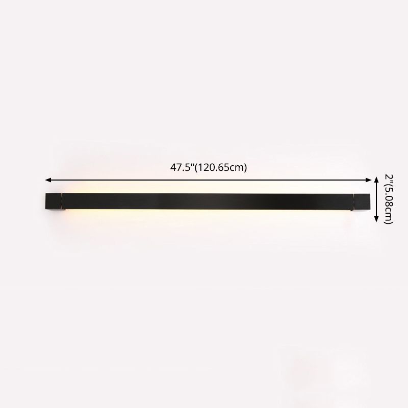 Moderno stile minimalista di vanità lineare luci di vanità in metallo illuminazione per bagno per bagno