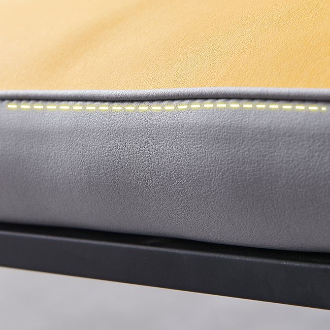 Silla sin brazos de comedor de metal Glam Parsons, silla individual para restaurante