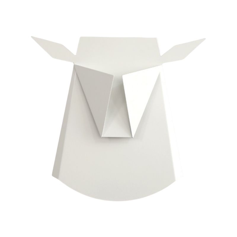 1-Light Geometric Wall Lighting Ideas Modern Style Metal Wall Mounted Light