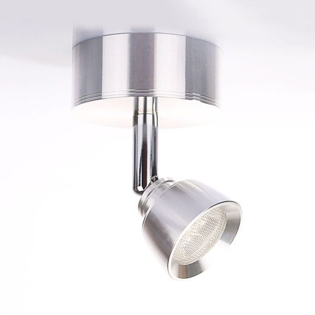 1 illuminazione a parete del corridoio della luce con lampada scontata per finitura cromata in metallo a cupola in luce calda/bianca