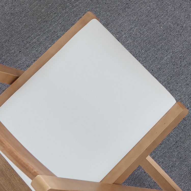 Contemporary Solid Wood Dining Chair Open Back Folding Side Chair