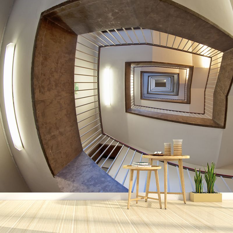 Space Extension Removable Mural Wallpaper Stain-Resistant for Guest Room