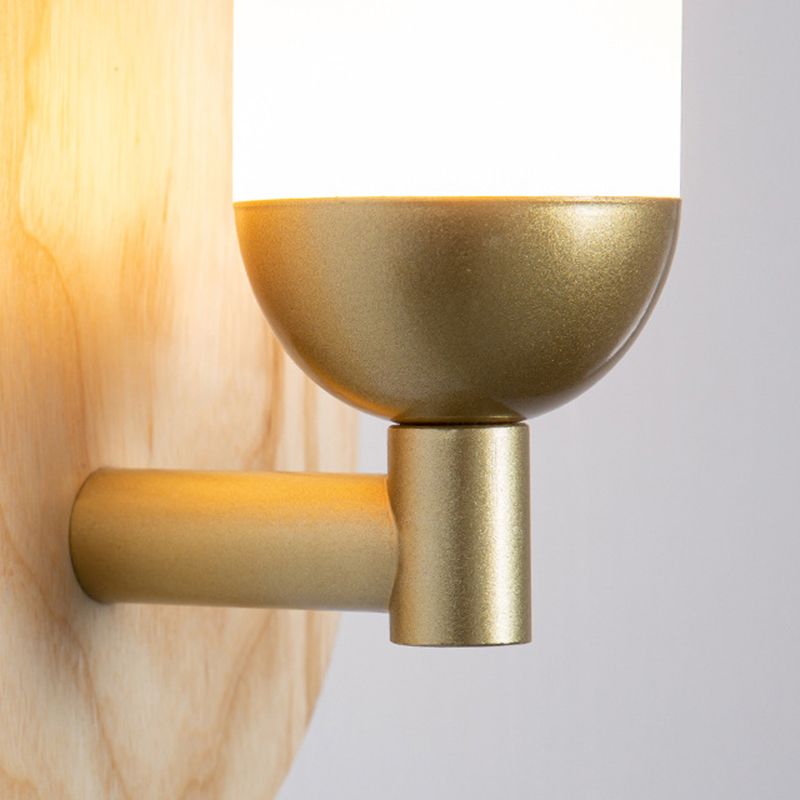 Modernism Wood Wall Light Acrylic Shaded Lighting for Bedroom