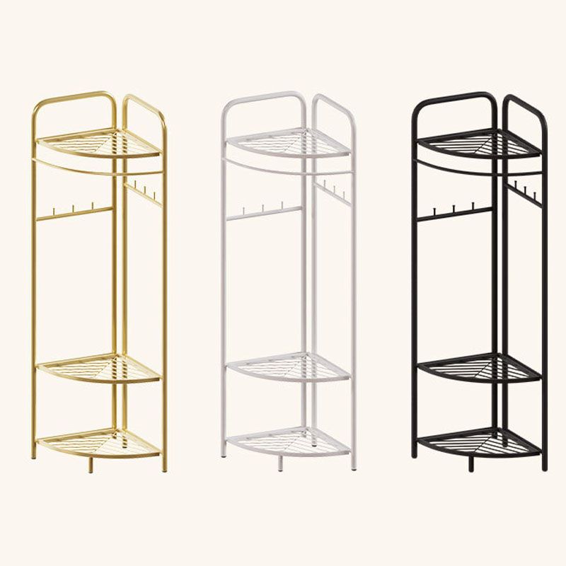 Modern Coat Hanger Solid Color Metal Coat Rack with Coat Hooks