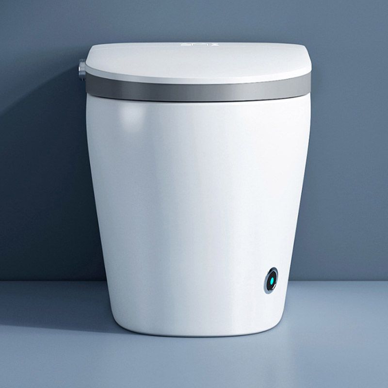 Modern One-Piece Toilet Bowl Floor Mounted Urine Toilet with Slow Close Seat for Washroom