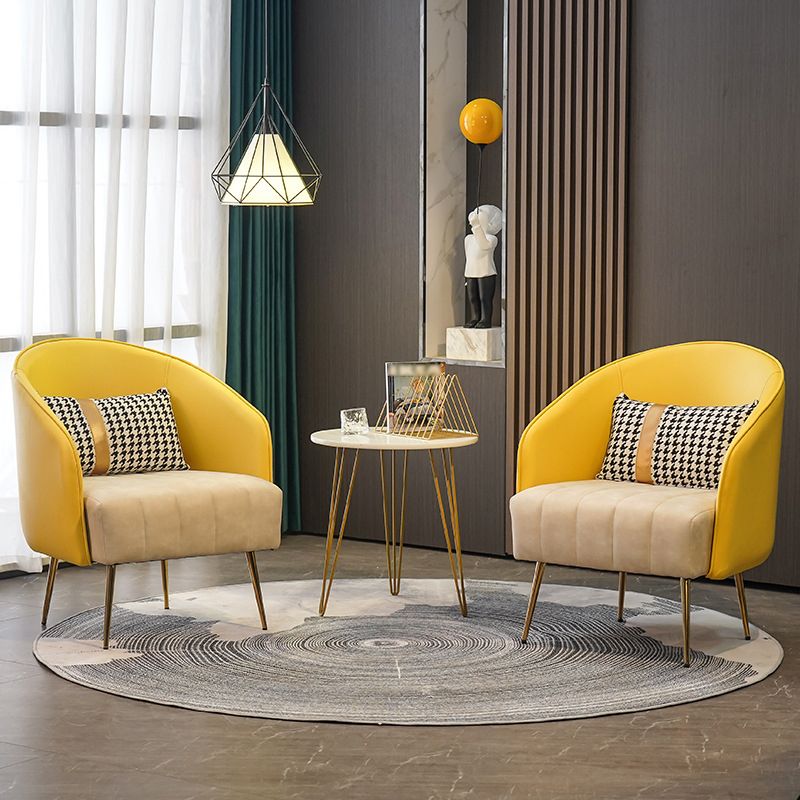 Faux Leather Chair 25.59" L x 25.59" W x 31.10" H Arms Included Chair