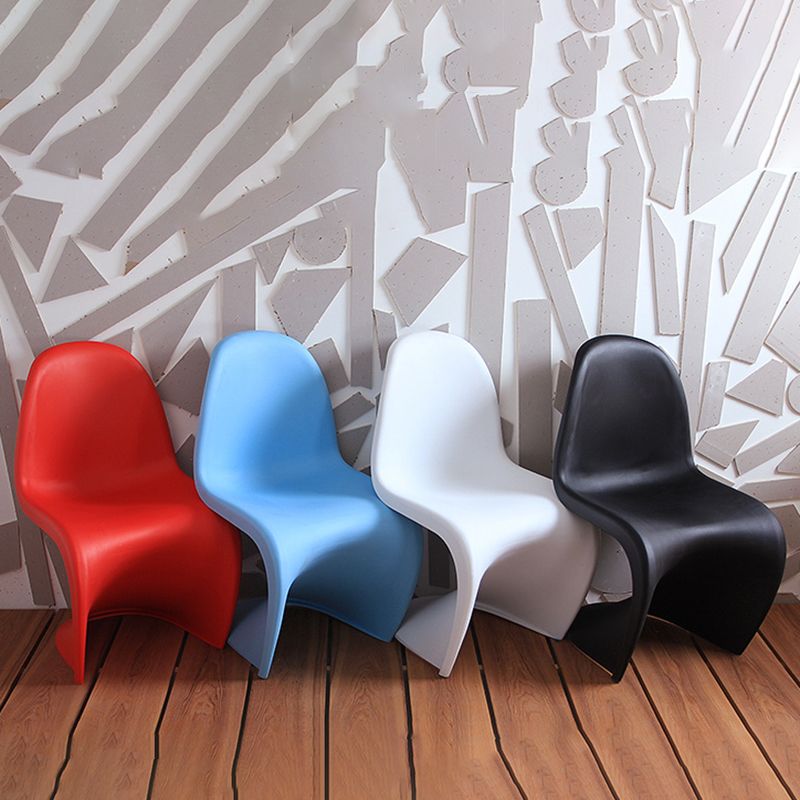 Nordic Style Chair Plastic Home Side Chair for Dining Room 19.6"x22.6"x33.4"