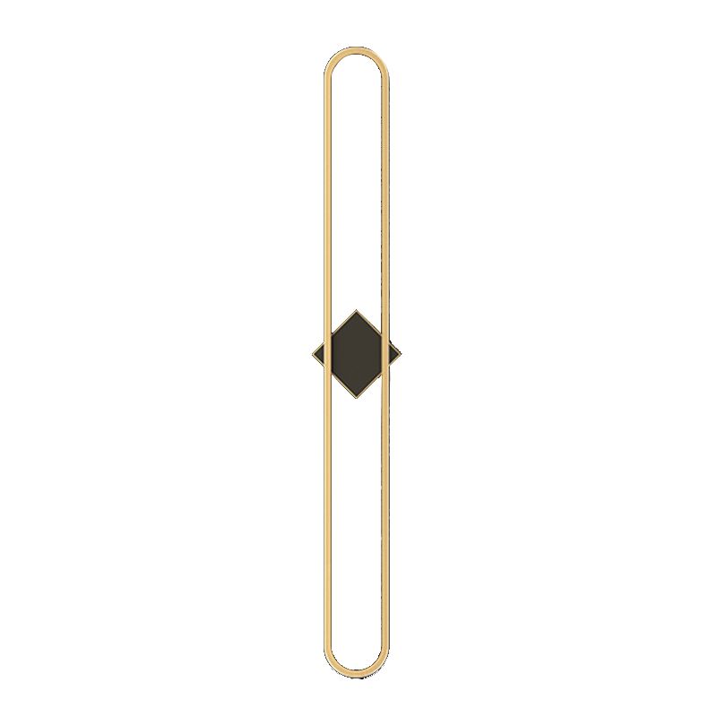 Modernism Metal Wall Mounted Sconce Gold Shade Wall Light for Foyer