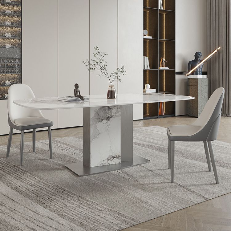Designer Style Sintered Stone Dining Set Rectangle 1/3/4/5/7 Pieces Dining Room Table Set