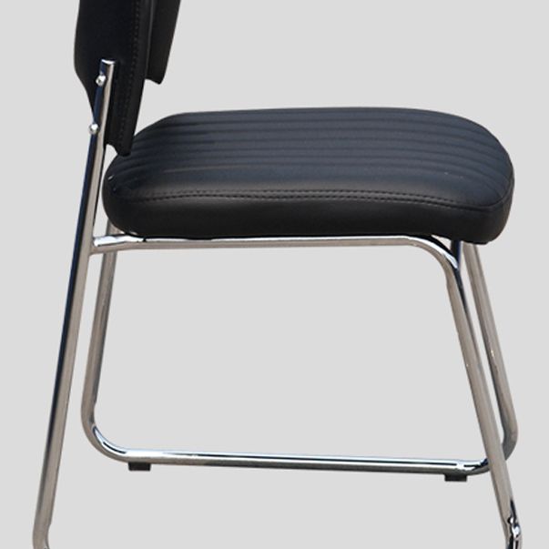 Modern Style Task Chair Mid-Back Ergonomic Armless Office Chair