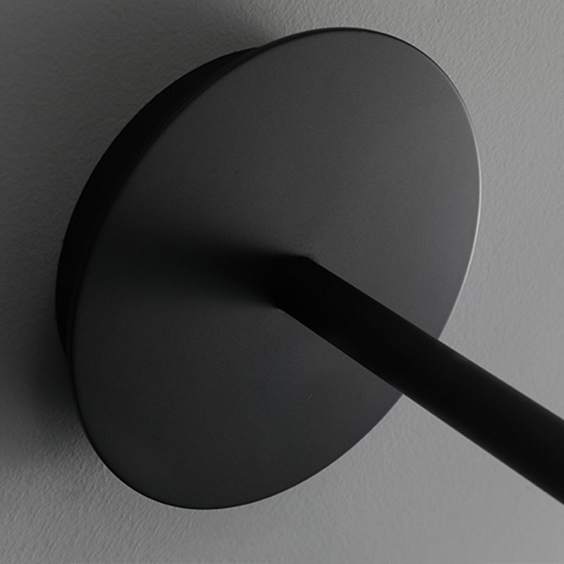 Lampada a parete a LED armata a 1 luce moderna a parete in metallo montato per la camera da letto