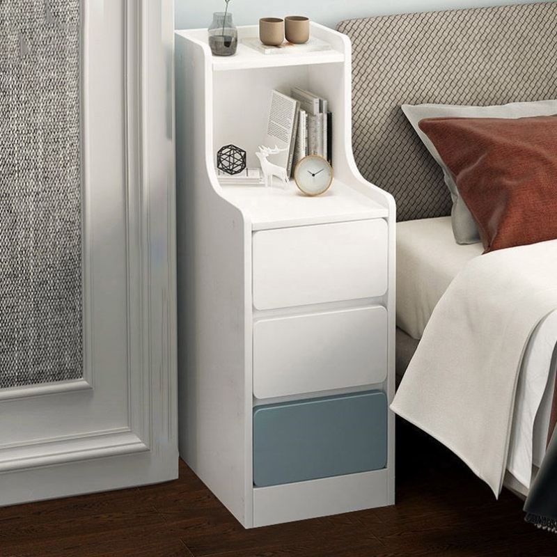 Contemporary Rectangle Manufactured Wood Grooves Accent Chest