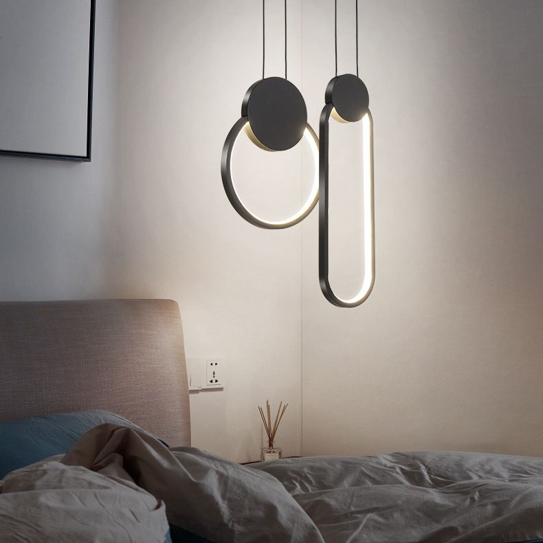 Luci a soffitto a sospensione moderna Gel silice 1 1 lampada a soffitto leggero