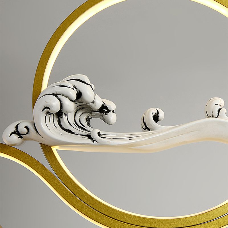 Estilo contemporáneo Luces colgantes de forma lineal Metal de 2 accesorios de iluminación colgante