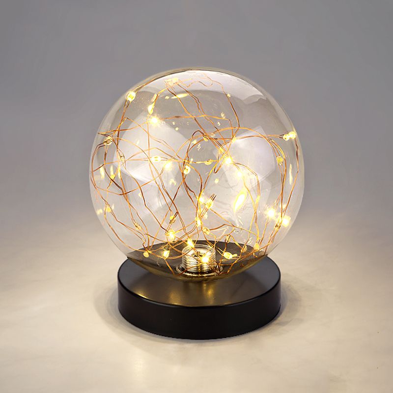 Modern Style Ball Flush Mount Lamp Glass 1 Light Flush Mount Lighting
