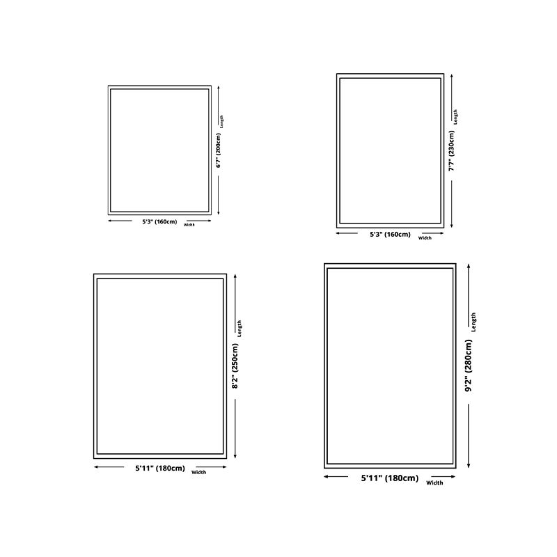 Morandi Nordic Rug Living Room Rug Stain Resistant Carpet for Home Decor