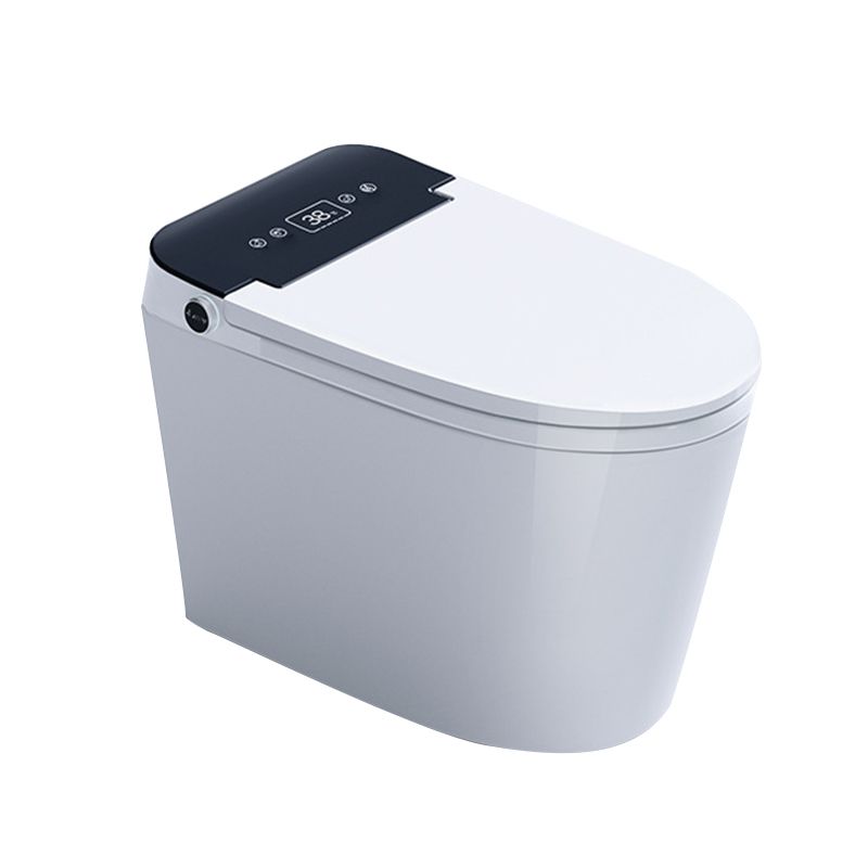 Modern Floor Mount Toilet Bowl White Toilet with Seat for Bathroom