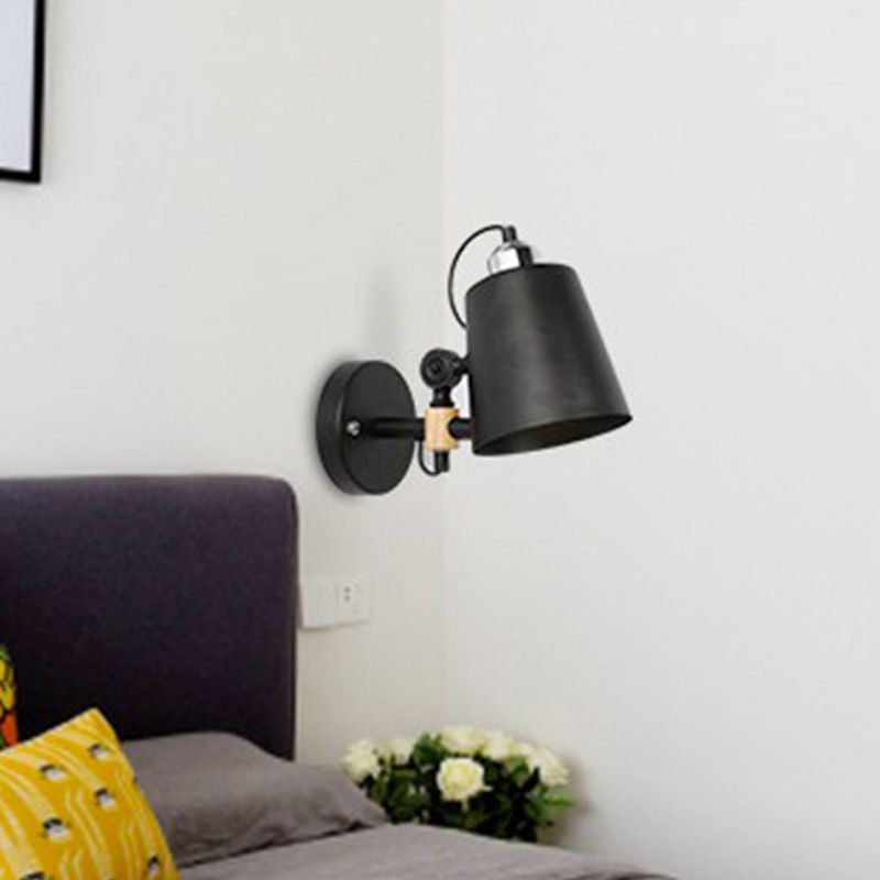 Industrial Style Empire Shape Wall Light Metal 1 Light Sconces for Living Room