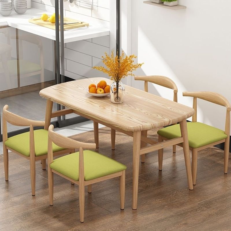 Modern 1/4/5/7 Pieces Dining Set Rectangle Artificial Wood Dining Table for Dining Room