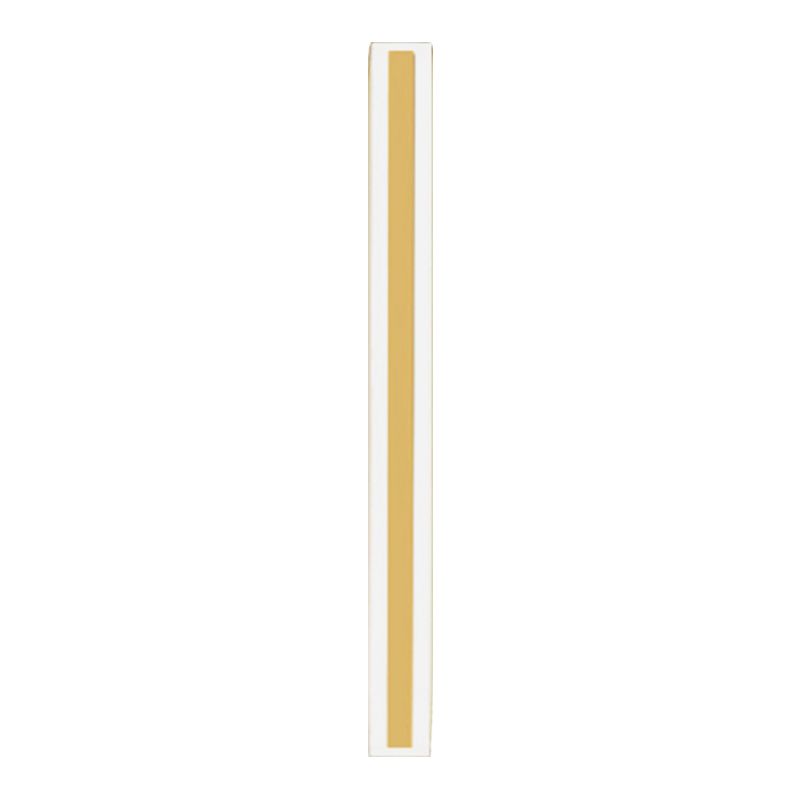 Zeitgenössische Streifenleuchte Leuchte Metallic LED Outdoor -Wandlampe in goldenem, warmem/weißem Licht