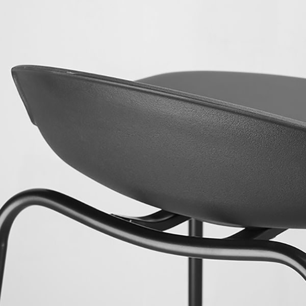 Modern Style Counter Stool Faux Leather Counter-height Stool for Indoor