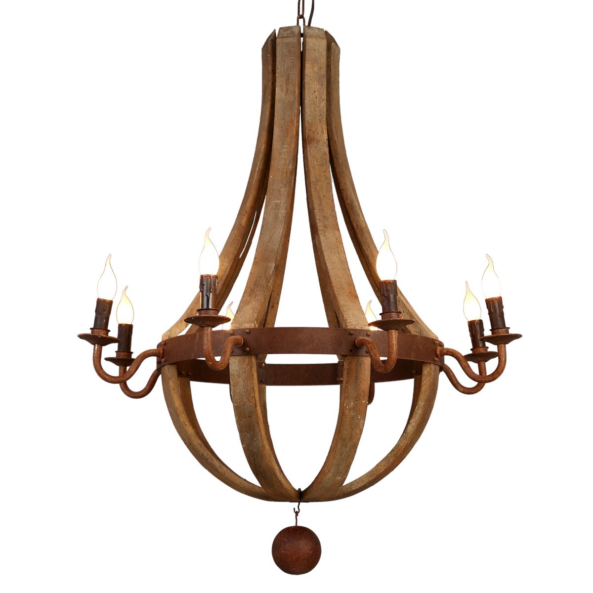 Candle-Style Chandelier Lighting Fixtures Traditional Multi-Head Suspension Light Restaurant