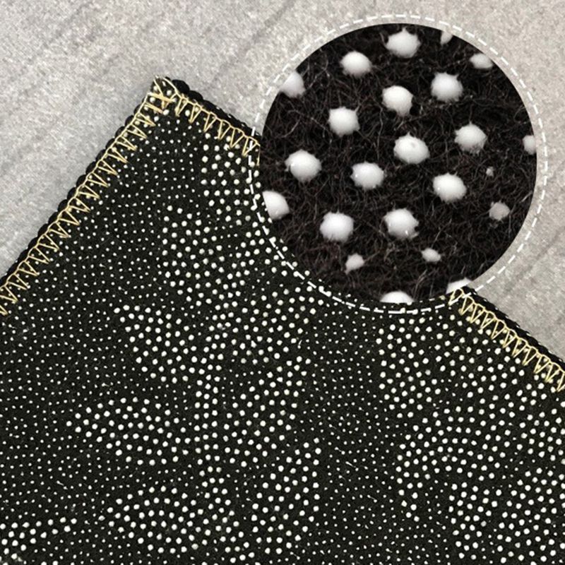 Brown Modern Rug Polyester Triangle Area Rug Stain Resistant Rug for Home Decor