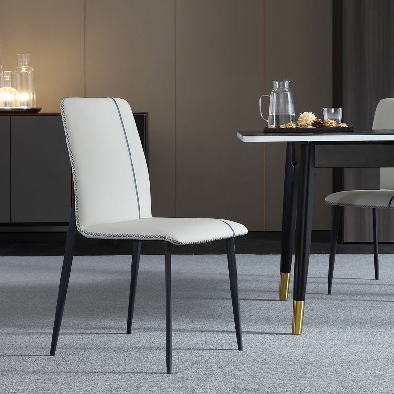 Industrial Dining and Accent Chairs Upholstered Side Dining Chairs