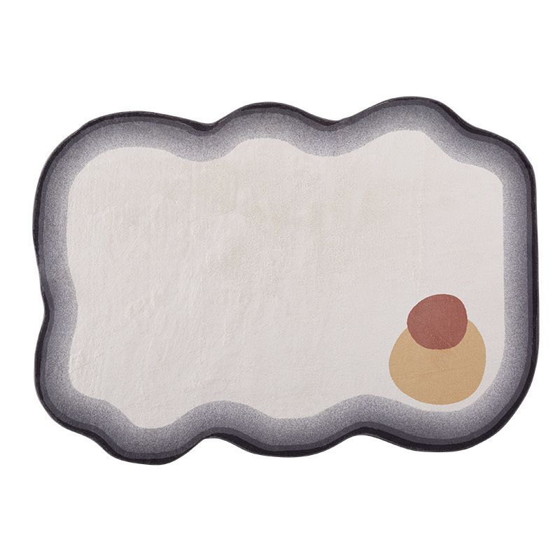 Alfombra impresa de transición novedosa alfombra de alfombra moderna alfombra de interior para mascotas para sala de estar para sala de estar