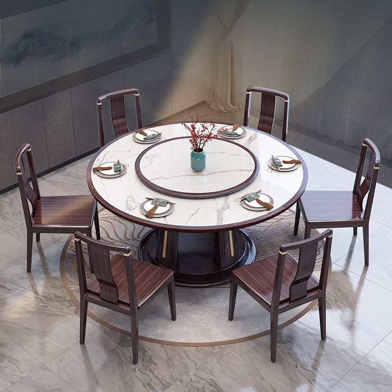 Modern 1/2/7 Pieces Furniture Round Stone Dining Set for Kitchen