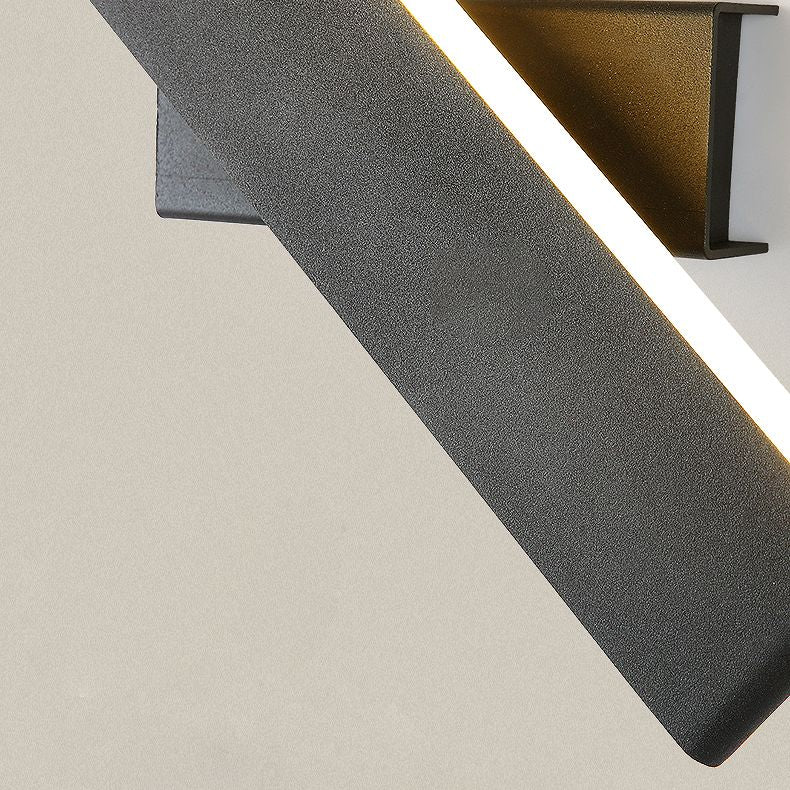 Lámpara de pared giratoria de aluminio LED moderna de moda moderna con tono acrílico