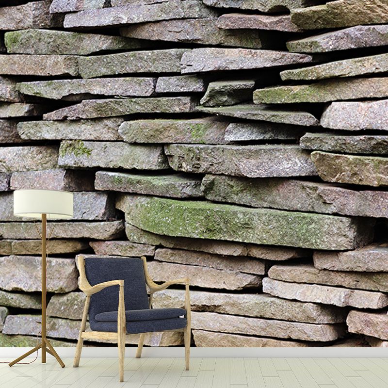 Photography Industrial Style Brick Wall Mural Wallpaper Horizontal Room Wall Art