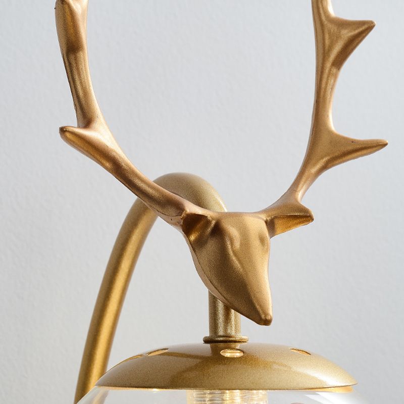 Forme de bille Lumière de mur de verre Style moderne 1 lumière lumineuse lumière murale