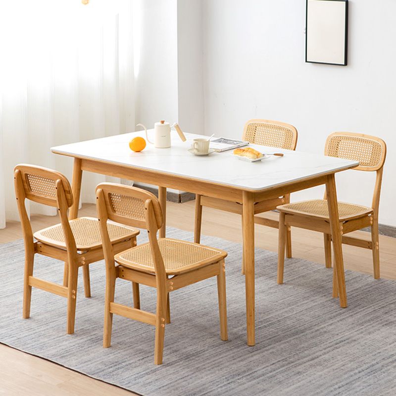 Sintered Stone Dining Table Rectangle Dinner Table for Dining Room
