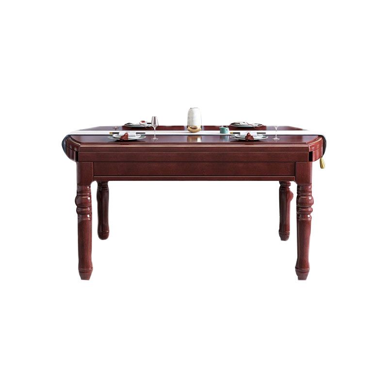 Traditional Oak Dining Table Extendable Dining Table for Kitchen