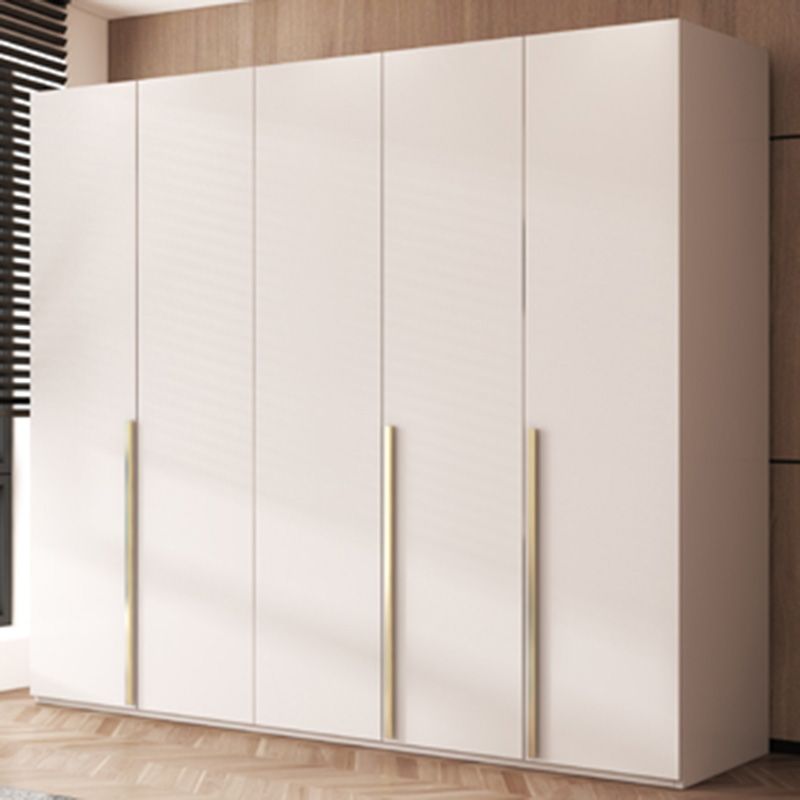 Contemporary Bedroom Storage Cabinet Wooden Shelves Wardrobe