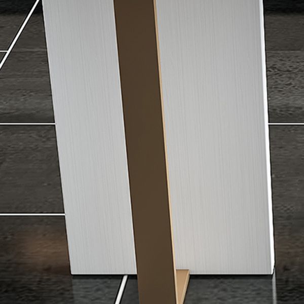 Modern Rectangle Bar Table Set 1/5 Pcs White Faux Marble Bar Table Set