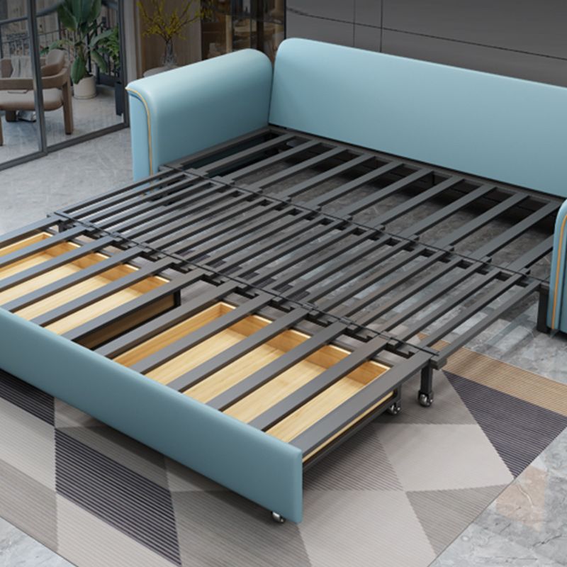 31" Wide Contemporary Sofa Bed Cushion Back Sleeper Sofa with Storage