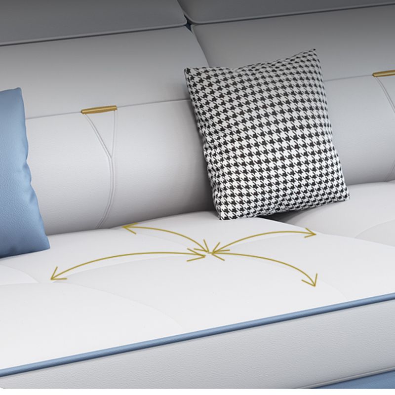 110,24 "L x 59.06" W x 33,46 "H 4-Sitz-Sofa-Kissen-Rückenabschnitte mit Lagerung