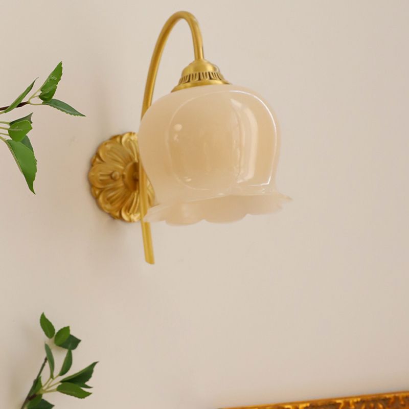 Resin Shade Wall Lights Modern Style Wall Mounted Sconce for Bedroom