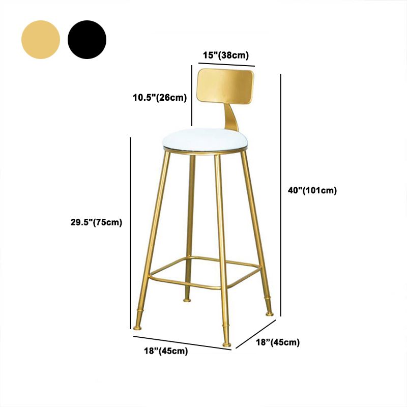 Living Room Glam Counter Height Set 1/2/3 Pieces Marble White Top Bistro Set