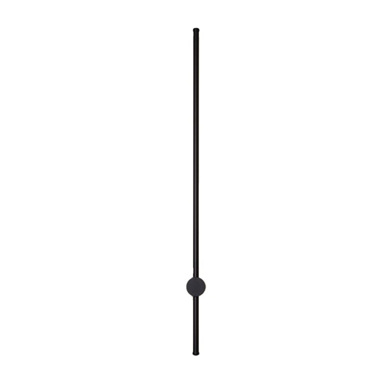 Linear Black 1 - Light Wall Light Iron Contemporary Wall Lighting Fixture