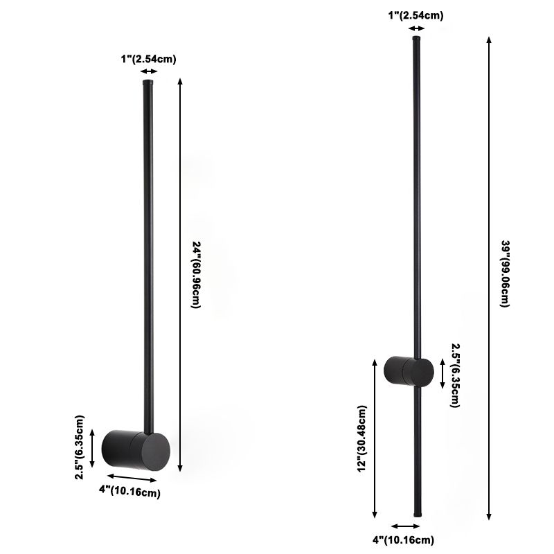 Minimalistische strip Shady Wall SCONCE Moderne stijl metalen wandverlichting voor woonkamer