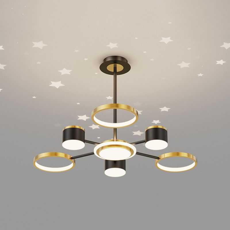 Geometrische ophanging hanglampen moderne verlichting kroonluchters metaal kroonluchter